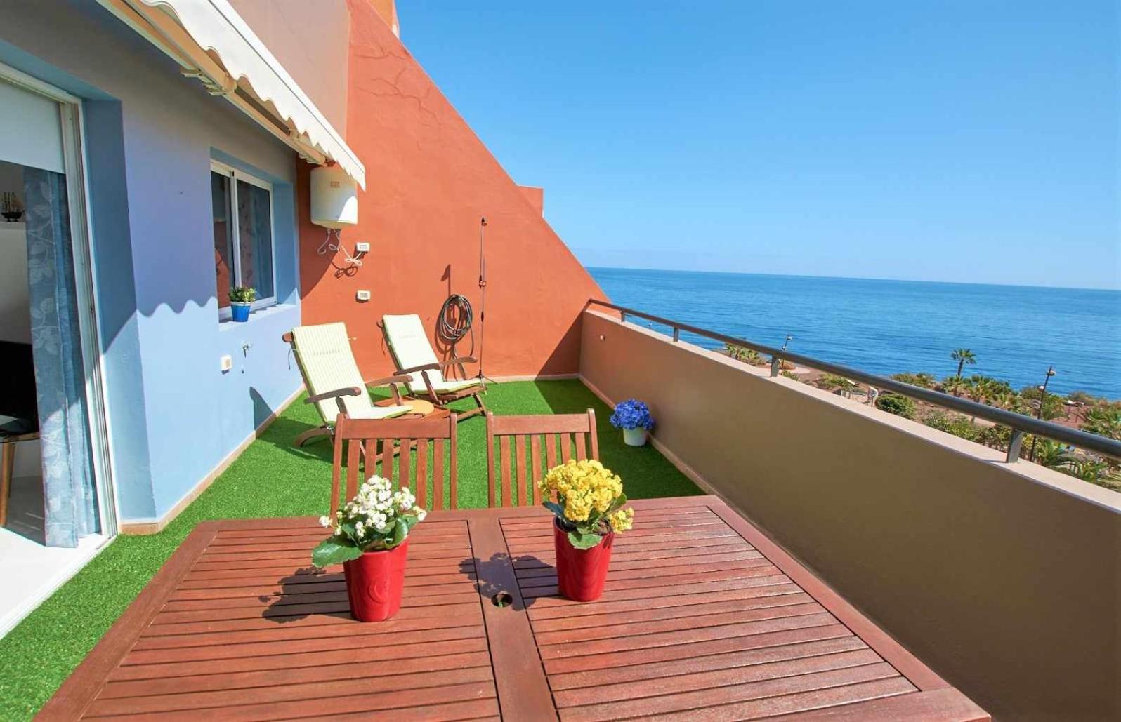 Apartament Bonita Vivienda Con Vistas Al Mar Playawifi Radazul Zewnętrze zdjęcie